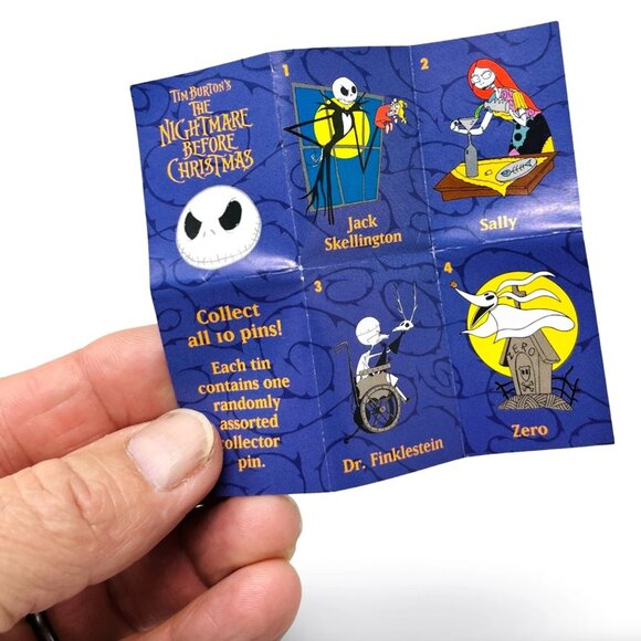 Disney PIN TRADING Nightmare Before Christmas BARREL Mystery Pin 2006 Coffin Tin - Picture 5 of 6